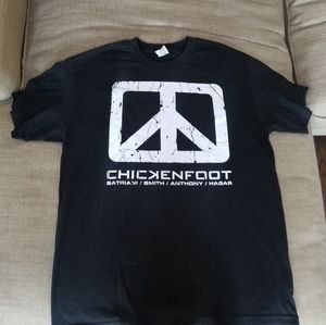 Chickenfoot memorabilia band tee L (NWOT)